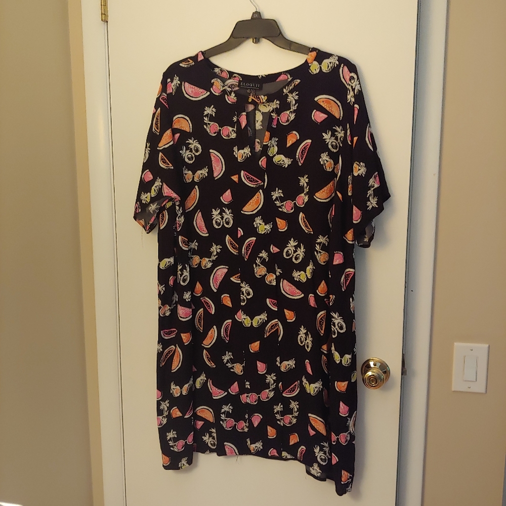 🚫SOLD🚫 28W Eloquii print dress - Picture 5 of 7